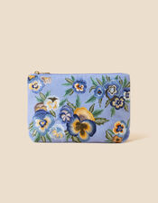 Large Embroidered Make-Up Bag, , large