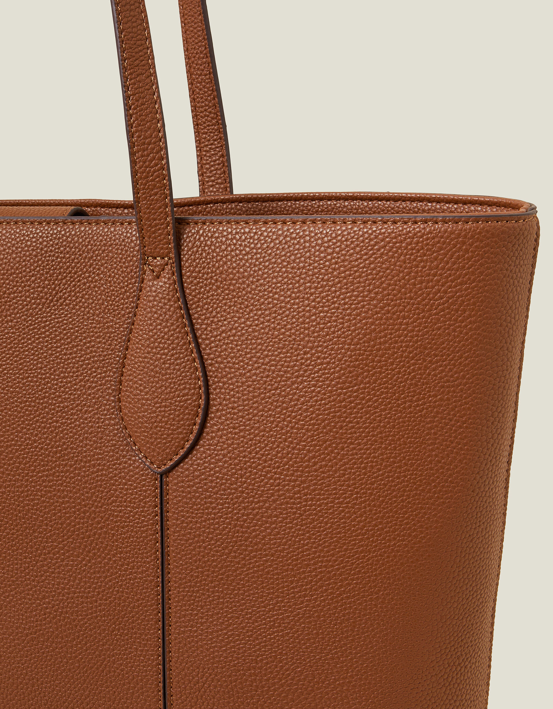 Laptop Tote Bag Tan Totes Shoppers Accessorize Global