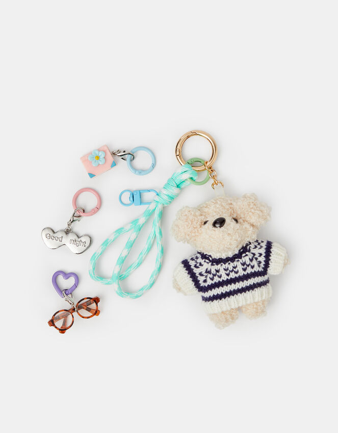 Snuggle Pup Bag Charm, , large