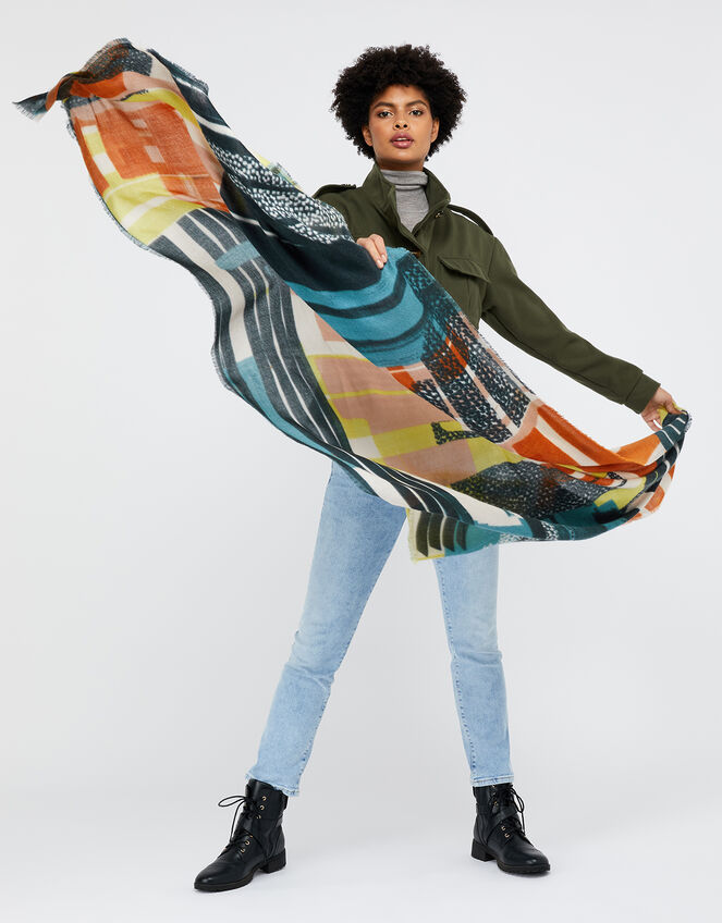 Tokyo Colourful Scarf, , large