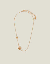 Heart Initial Necklace, Gold (GOLD), large