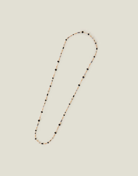 Long Beaded Rope Necklace, , large