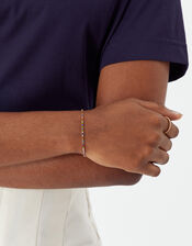 14ct Gold-Plated Rainbow Tennis Bracelet, , large