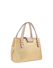 Metallic Bucket Handbag, , large