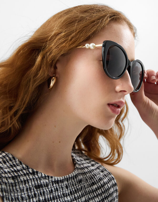 Pearl Cat Eye Sunglasses, , large