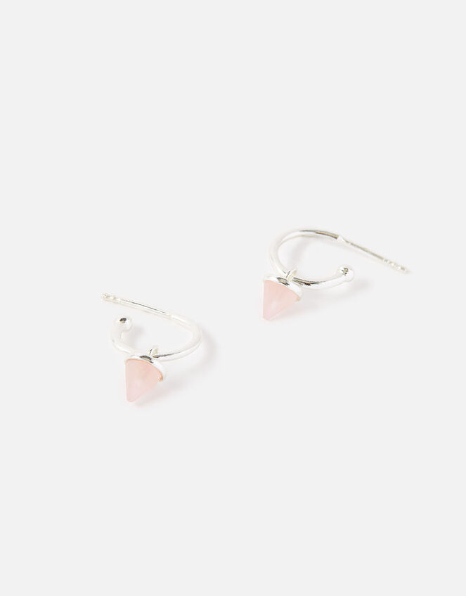 Healing Stones Earrings - Rose Quartz , , large