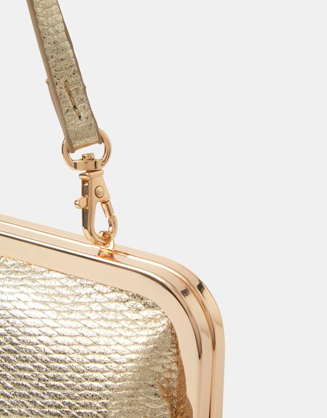 Clip Frame Clutch Bag, Gold (GOLD), large
