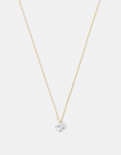 Lab Grown Diamond 0.5ct Pendant Necklace 9ct Gold, , large
