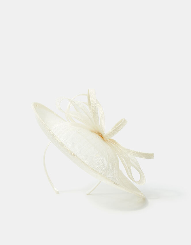 Bow Pearl Fascinator, , large