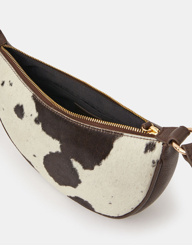 Leather Sling Crossbody Bag, , large