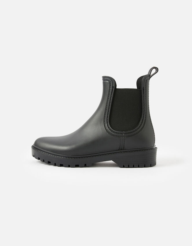 Chelsea Rain Boots, Black (BLACK), large