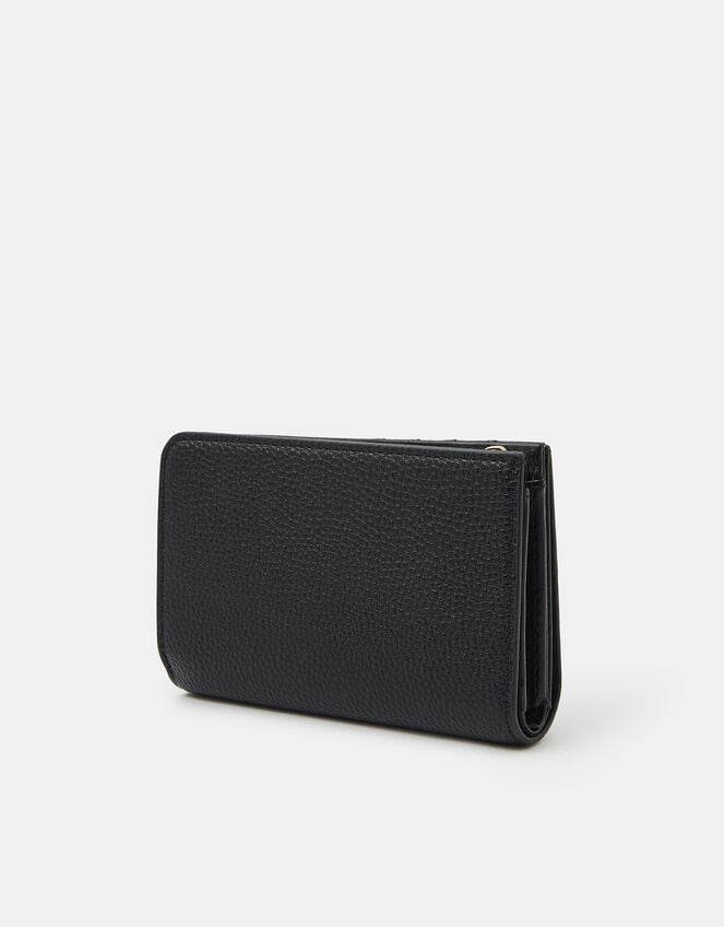 Faux Leather Zip Purse, , large