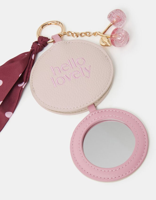 Compact Mirror Bag Charm, , large