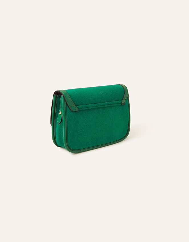 Felt Cross Body Bag, Green (GREEN), large