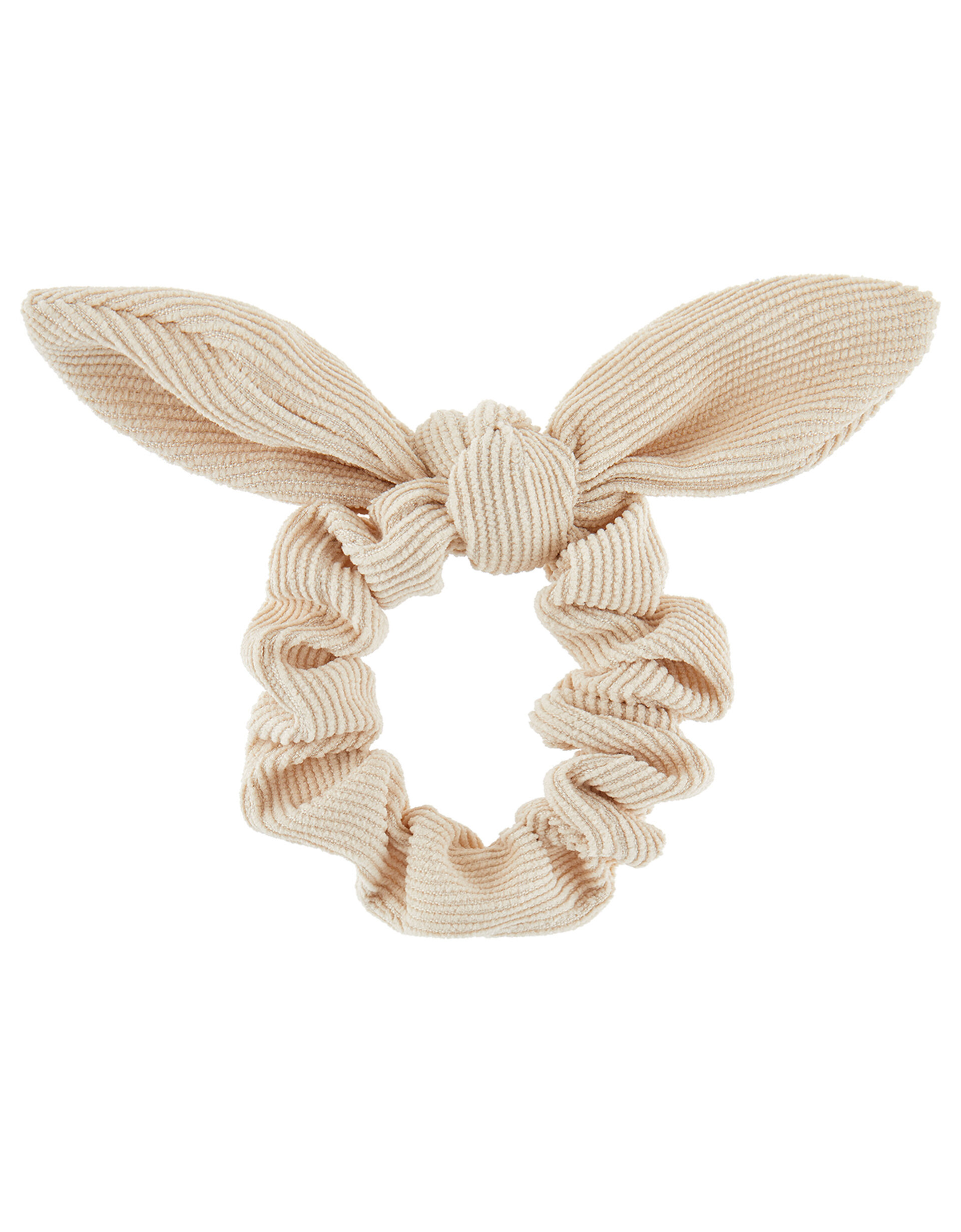 Cord Bow Hair Scrunchie, , large