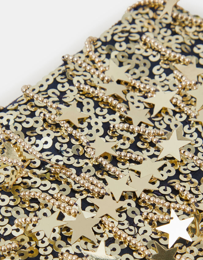 Star Sequin Pouch, , large
