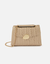 Pleated Ayda Bag, Gold (GOLD), large