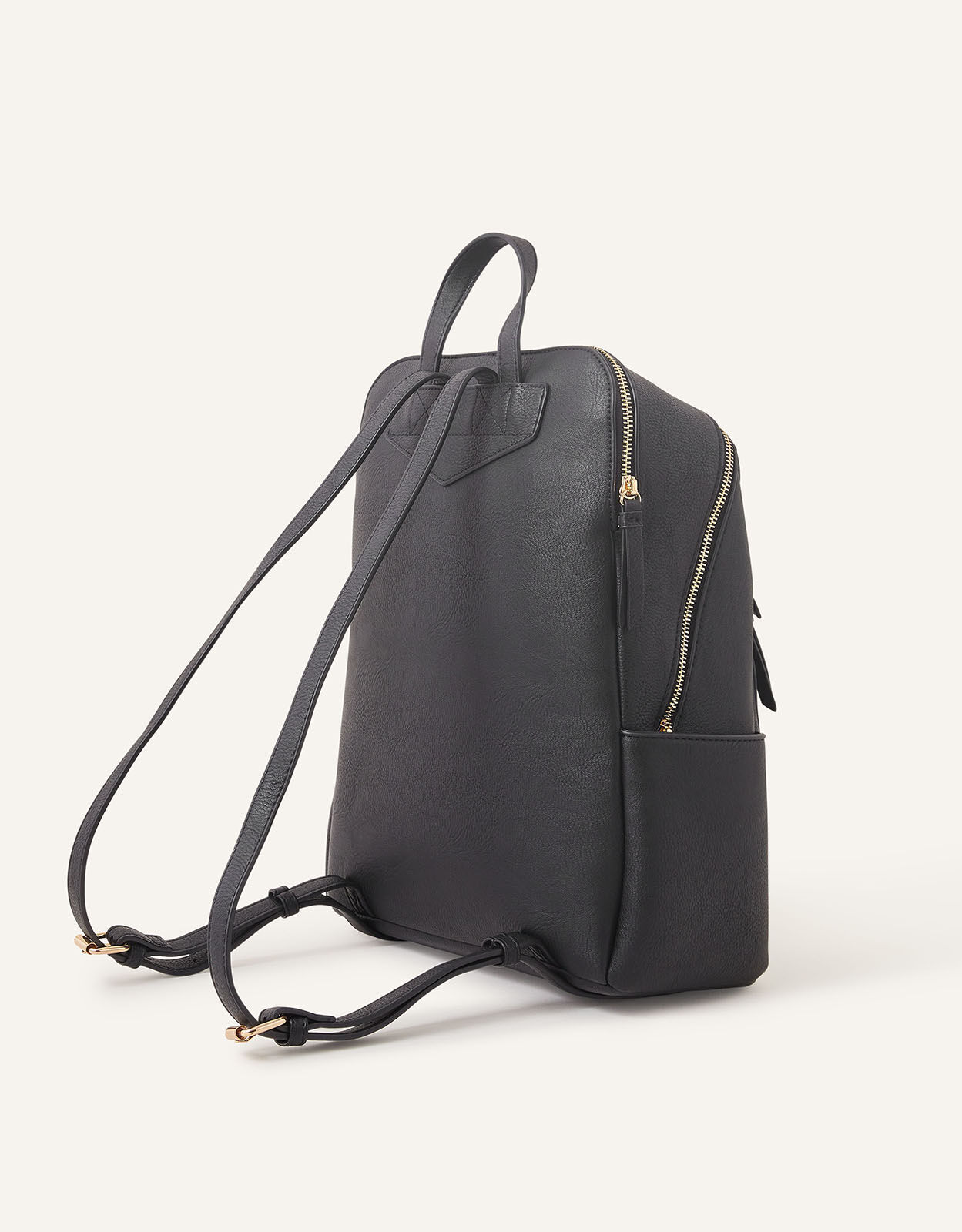 Classic Zip Around Backpack Black