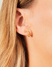 14ct Gold-Plated Celestial Earrings Set of Three, , large