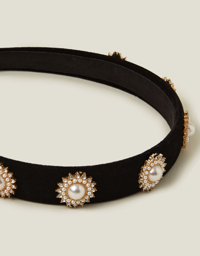 Pearl and Gem Headband, , large
