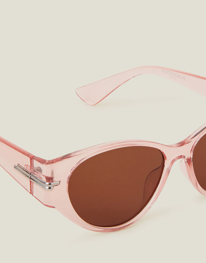 Crystal Metal Trim Sunglasses, , large