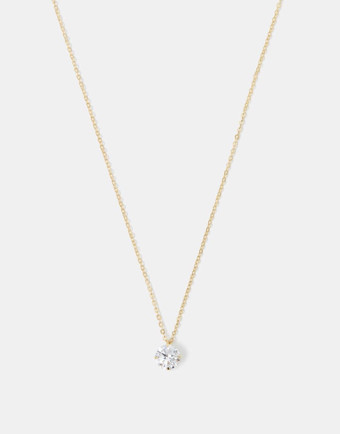 Lab Grown Diamond 0.5ct Pendant Necklace 9ct Gold, , large