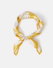 Sun Stripe Square Satin Scarf, , large