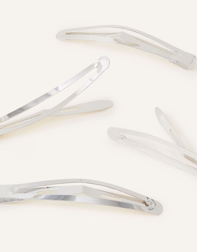 Silver Tapered Metal Snap Hair Clips, Hobby Lobby