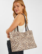 Animal Print Tote Bag, , large