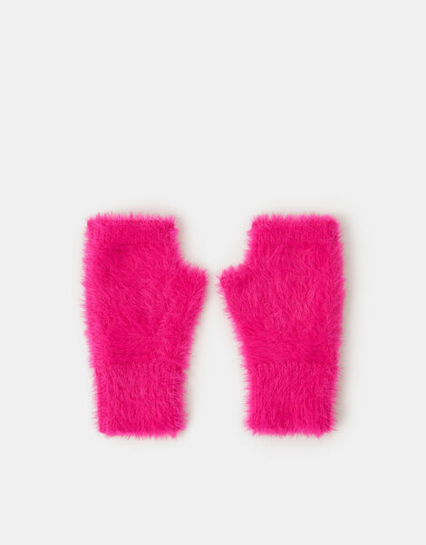 Fuzzy Fingerless Gloves, , large