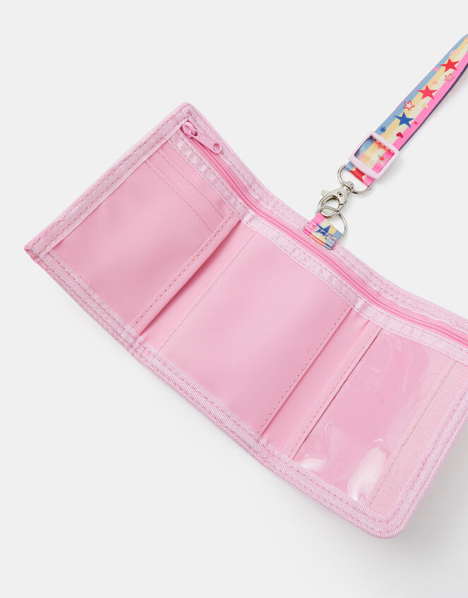 Girls Star Print Lanyard Purse, , large