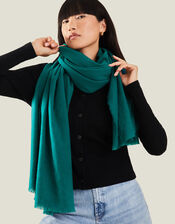 Super-Soft Blanket Scarf, Teal (TEAL), large