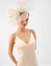 Large Crin Fascinator, Natural (CHAMPAGNE), large