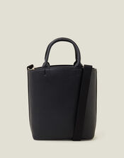 Handheld Bucket Bag, Black (BLACK), large