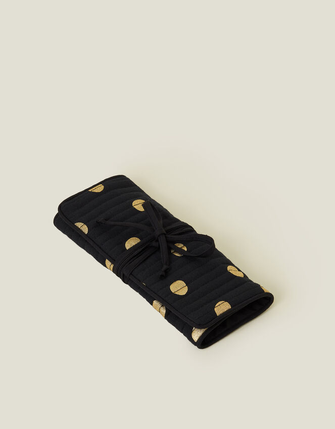 Polka Dot Jewellery Storage Roll, , large