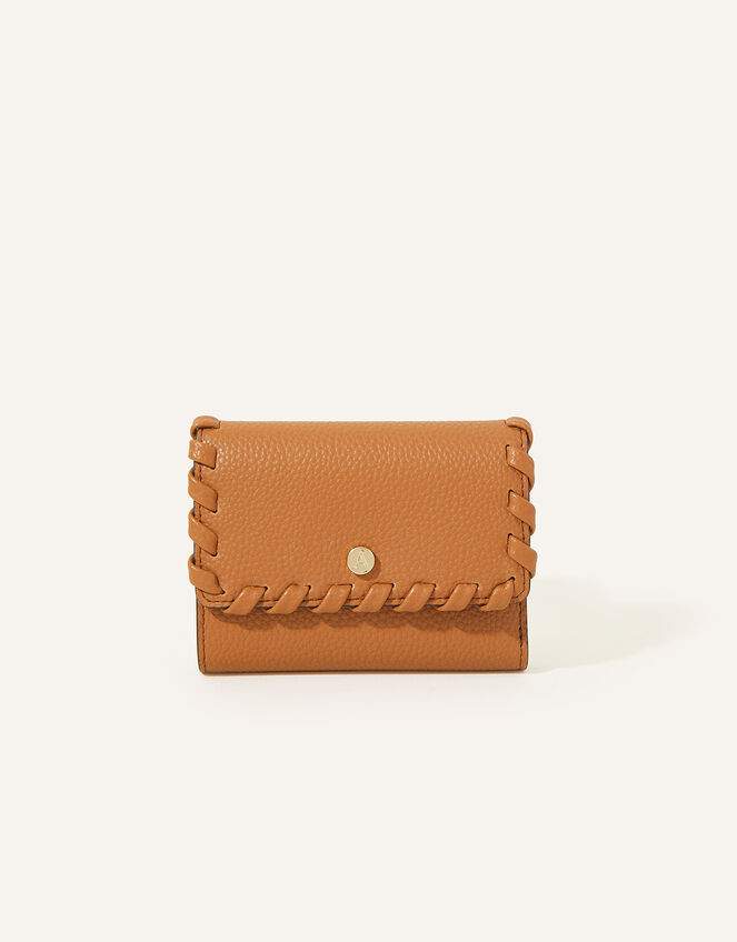 Whipstitch Small Purse, Tan (TAN), large