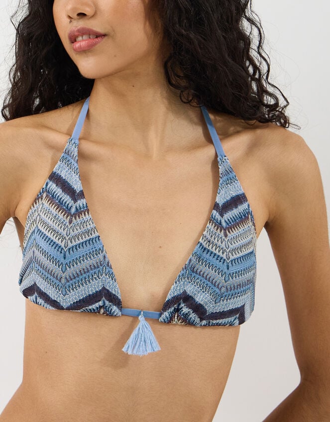 Zig Zag Crochet Bikini Bottoms, Multi (MULTI), large