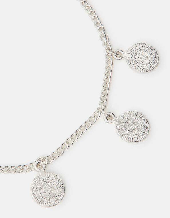 Coin Anklet, Silver (SILVER), large