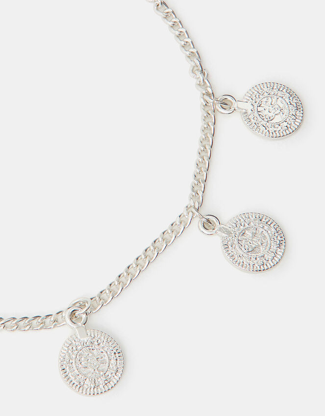 Coin Anklet, Silver (SILVER), large