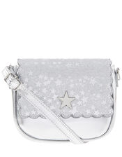 Glittery Star Mini Cross-Body Bag, , large