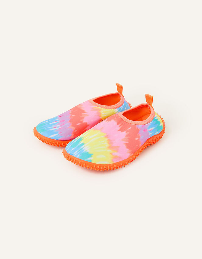 Tie Dye Swim Shoes, Multi (BRIGHTS-MULTI), large