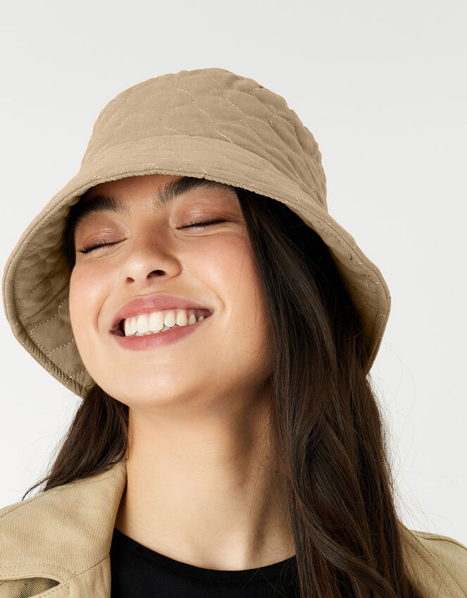 Quilted Bucket Hat, , large