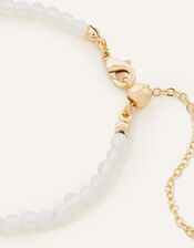 14ct Gold-Plated Healing Stone Opal Beaded Bracelet, , large