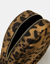 Corduroy Heart Make Up Bag, Leopard (LEOPARD), large