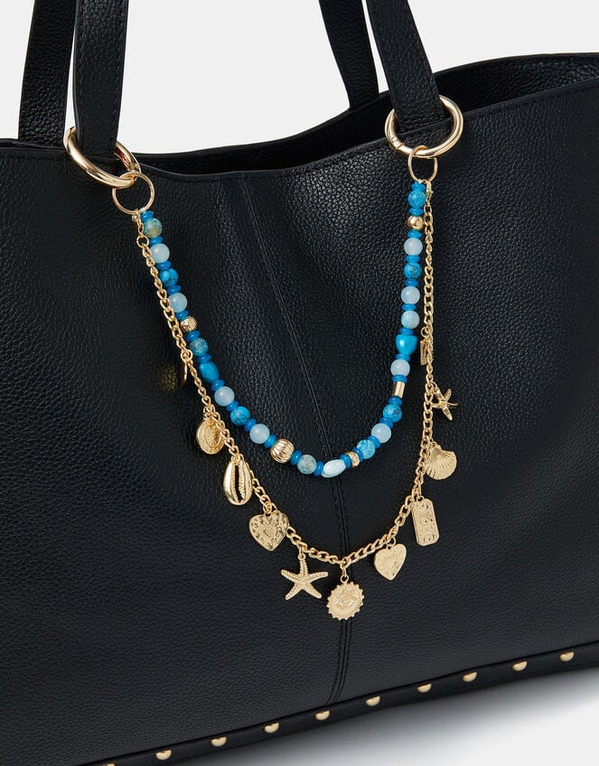 Beaded Sea Chain Bag Charm, , large