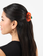 Halloween Pumpkin Claw Clip, , large