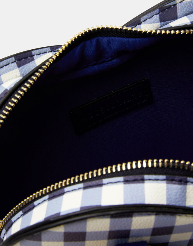 Gingham Heart Crossbody Bag, , large