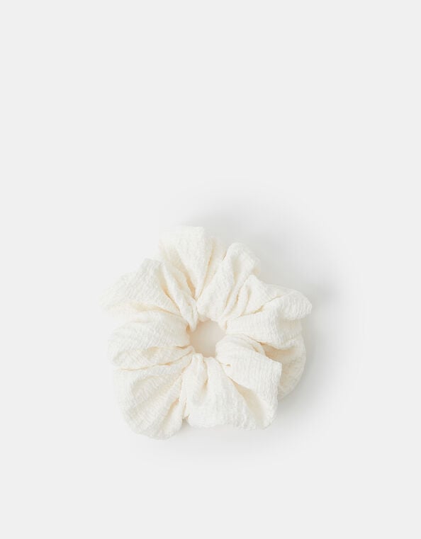 Oversized Texture Hair Scrunchie, , large