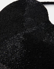 Beaded Heart Shoulder Bag, , large