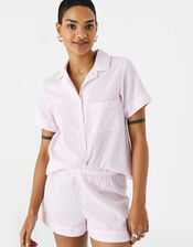Stripe Seersucker Pyjama Set, Pink (PINK), large